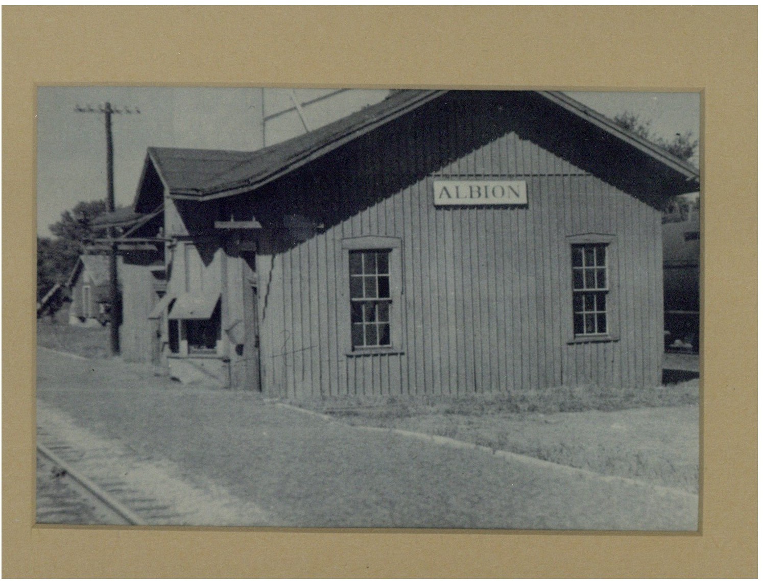 Albion, Iowa businesses - Albion Depot 1956