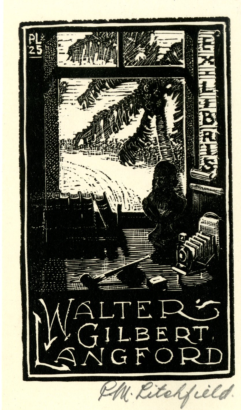 Walter Gilbert Langford Bookplate 