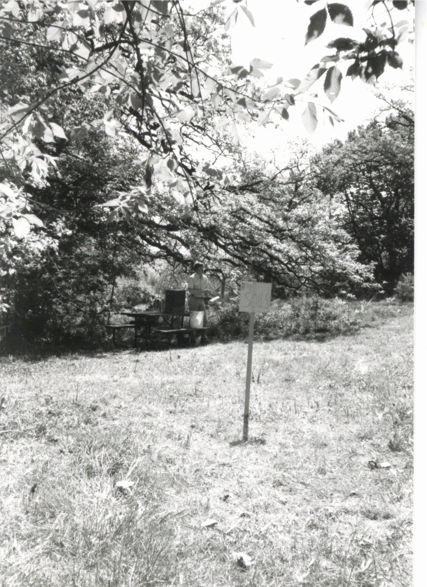 Outdoor classroom with Craig Stange, 1987