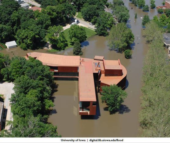 Title Page: UI Art Building West: flooding 2008