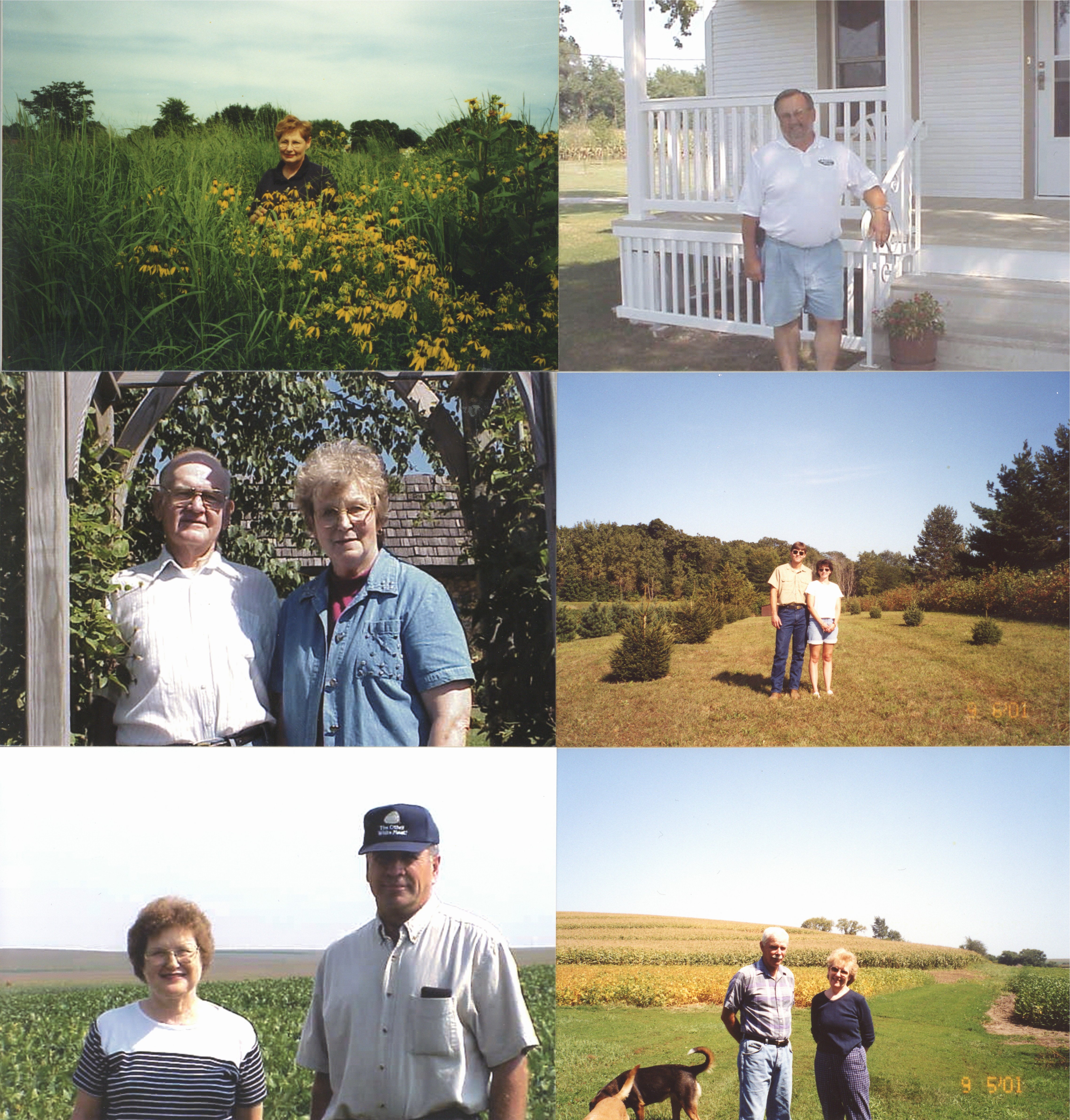 Tama SWCD scrapbook photos of unidentified people