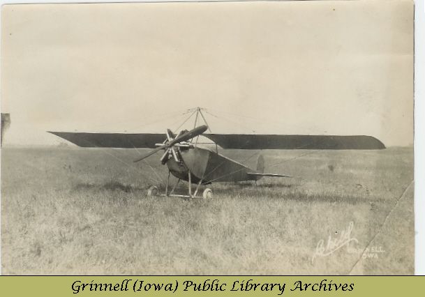 Billy Robinson's monoplane