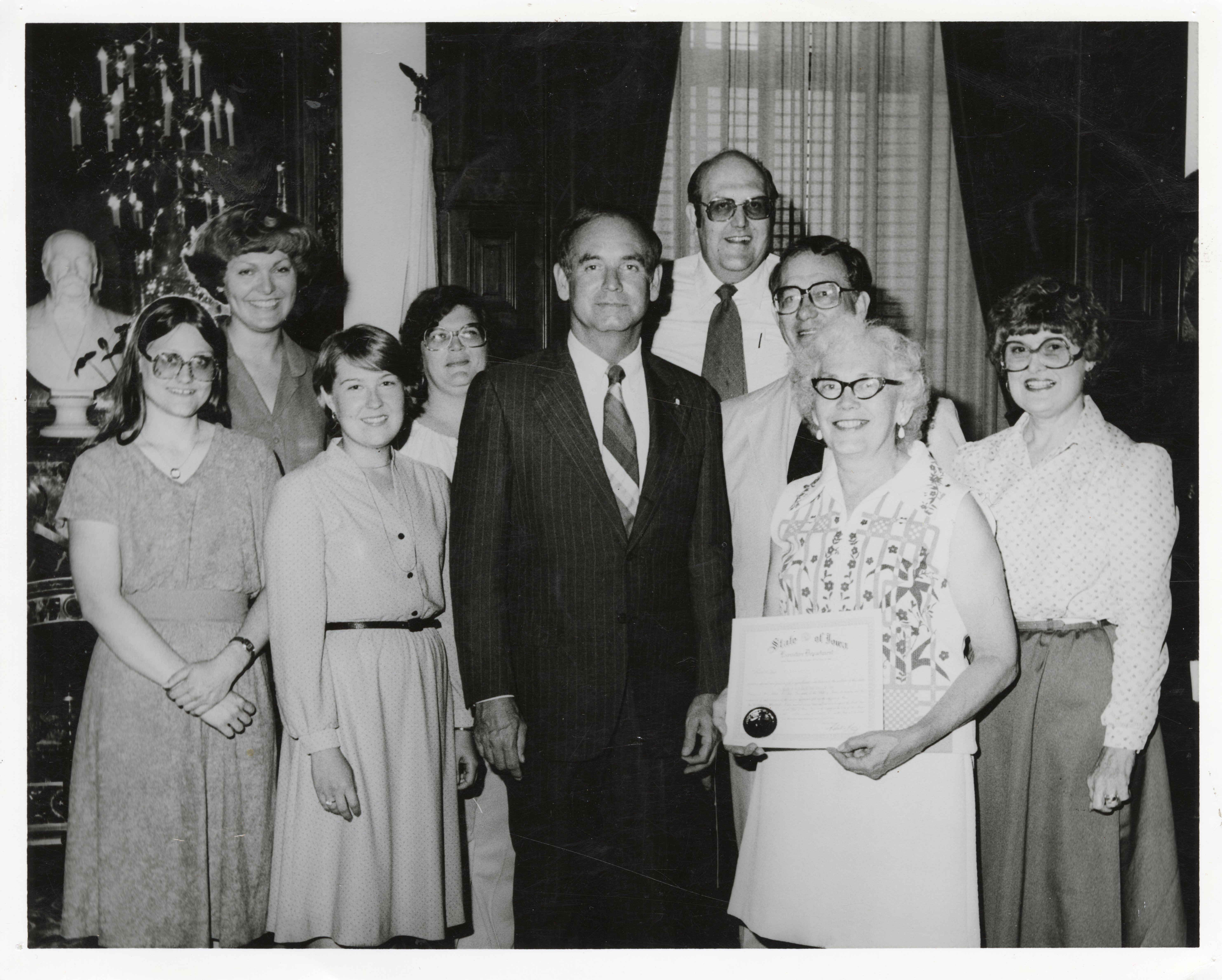 1970s - Reference Staff and Governor Robert D. Ray