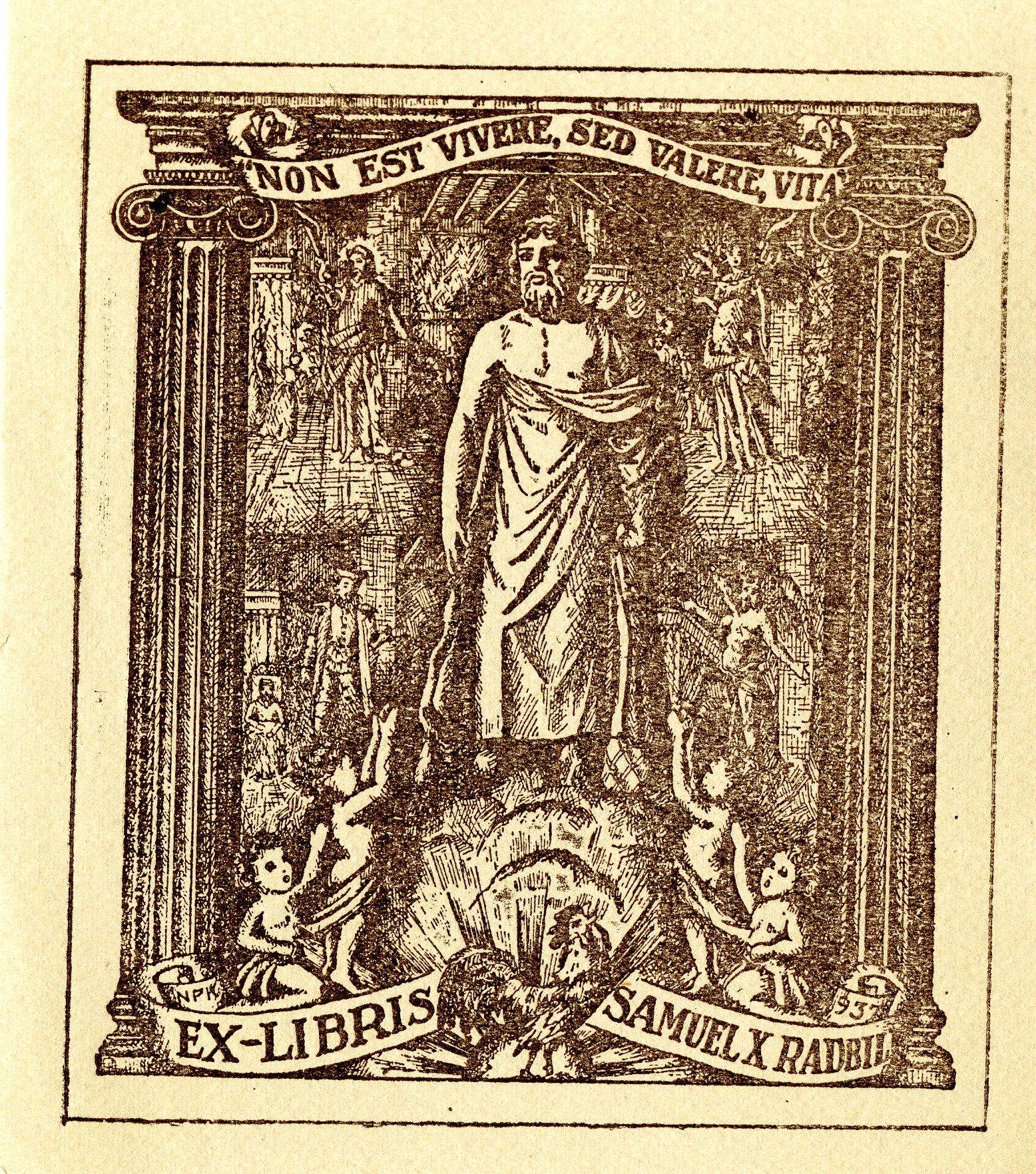 Samuel X. Radbil Bookplate 