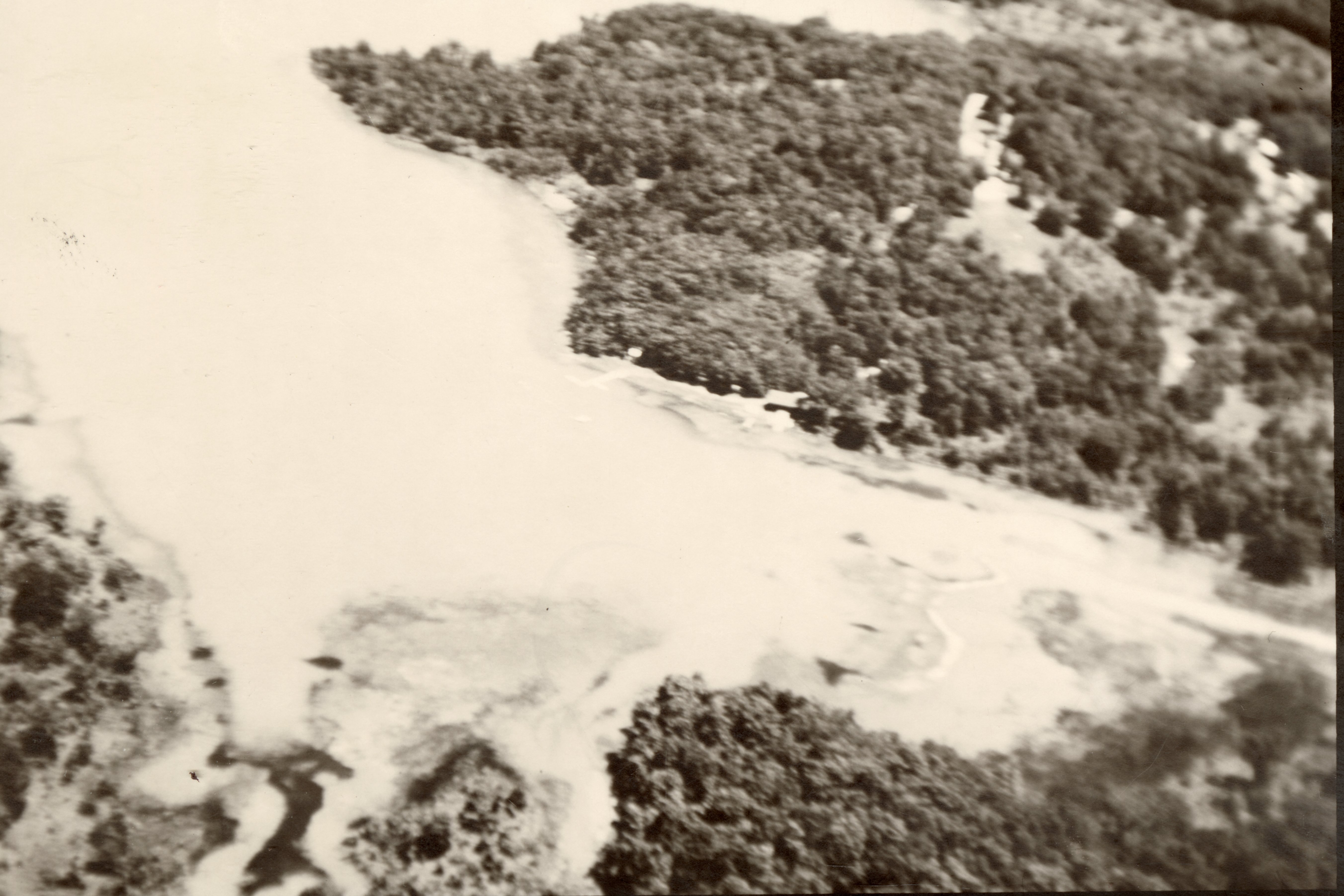 Flood Waters Flow Over Field