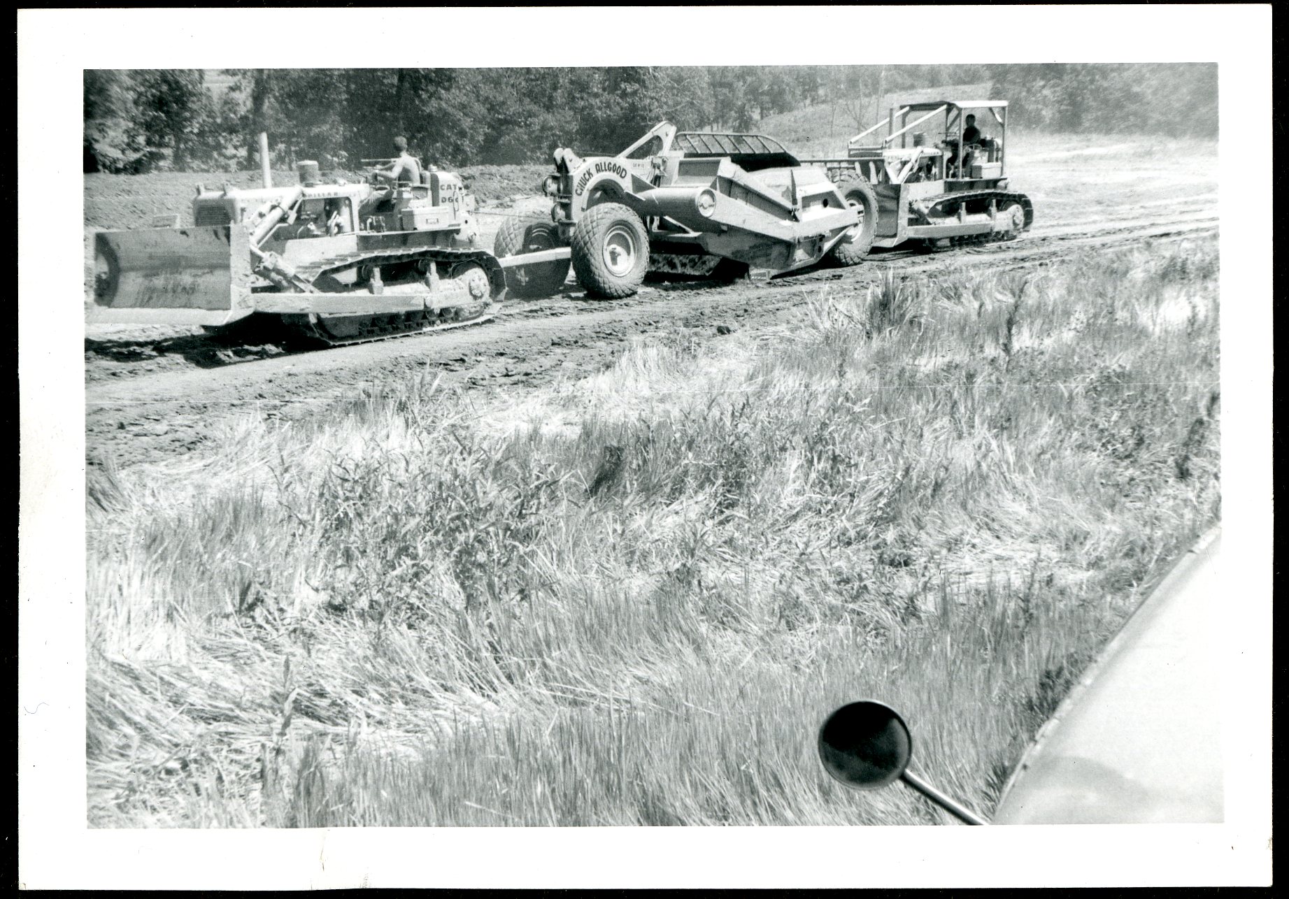 Machinery On Cleared Land 