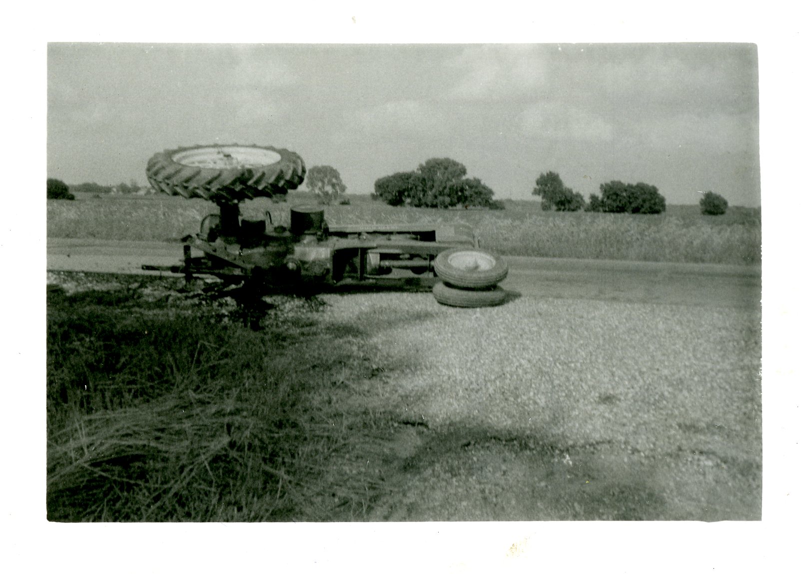 Overturned Tractor, 1958