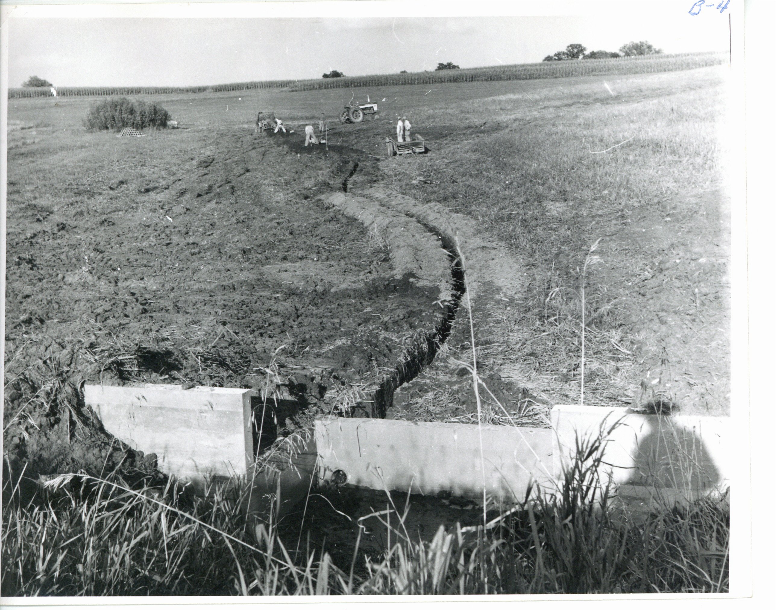 Tiling waterway for Weiland Bros., 1960
