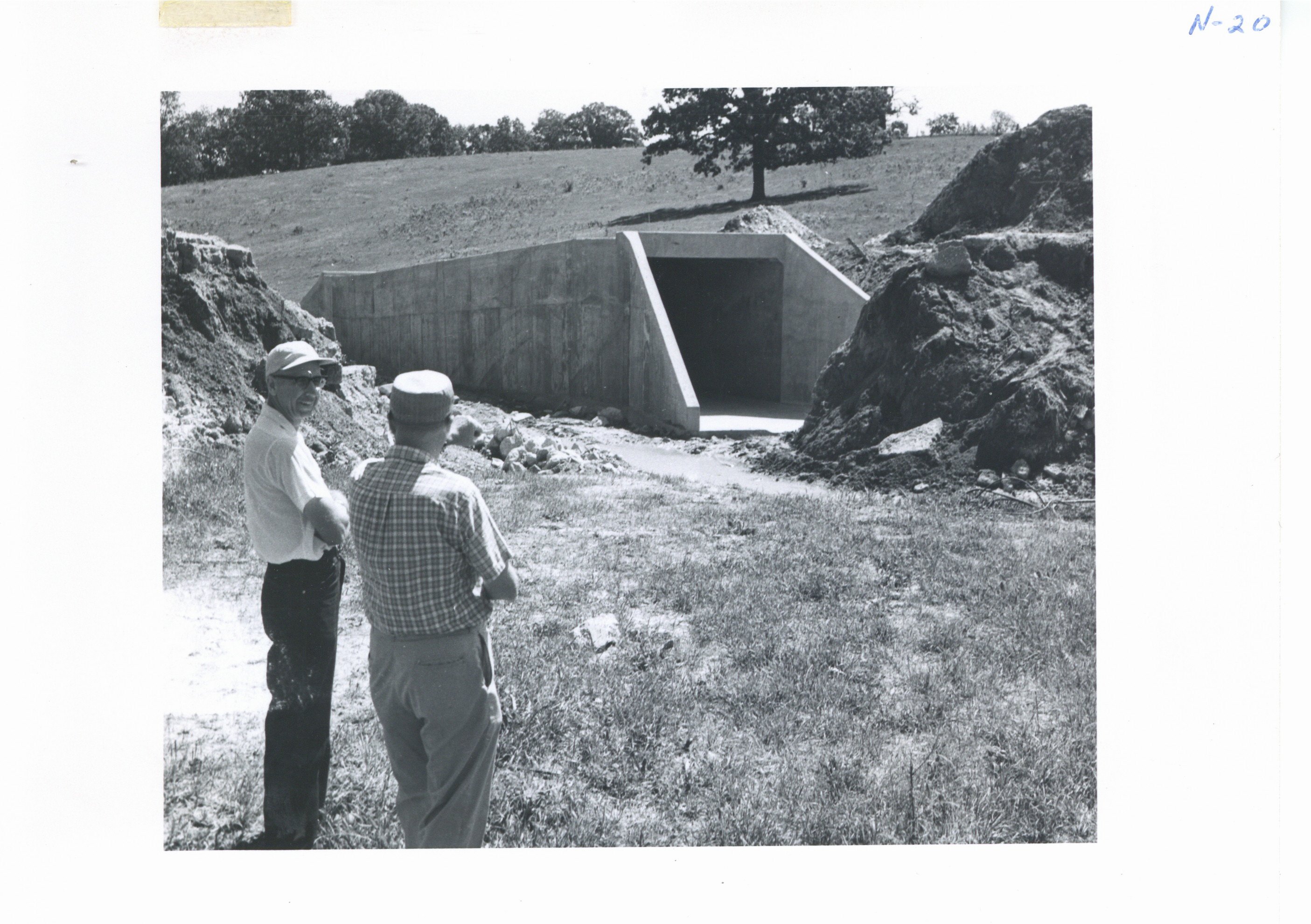Vincent Nemmers road culvert, 1965