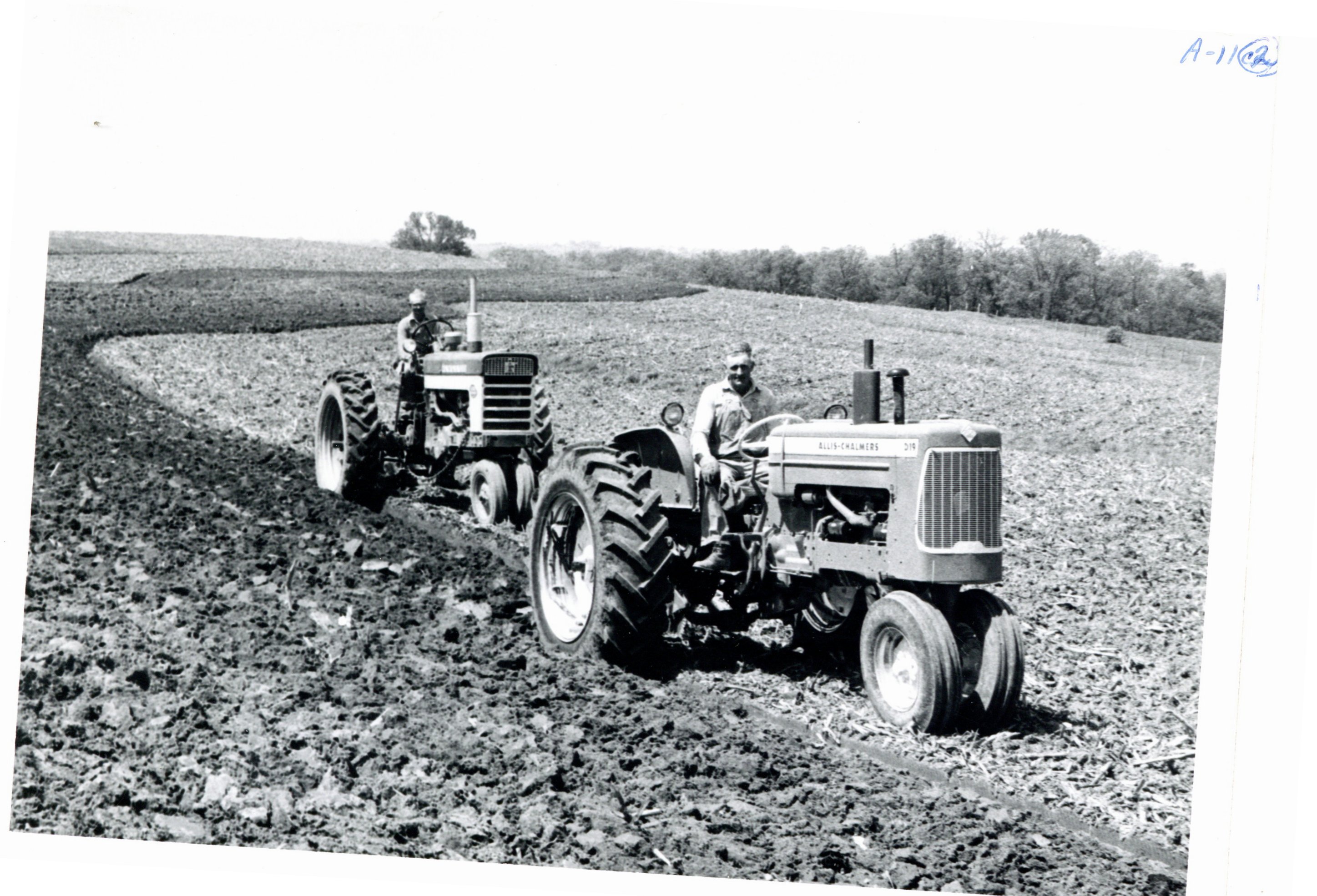 Weiland Brothers contour plowing, 1965