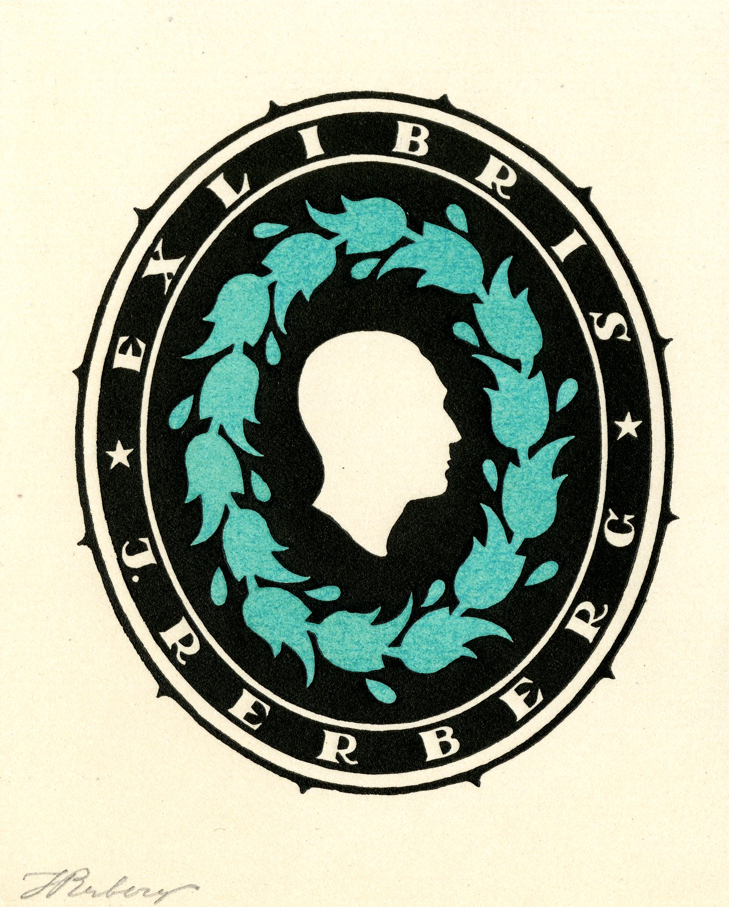 J. Rerberg Bookplate 