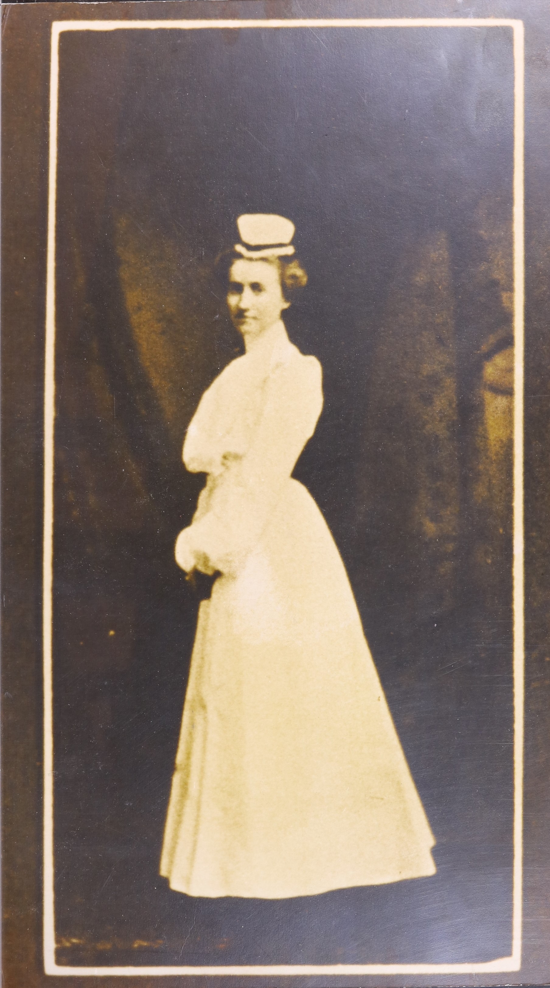 1902 Student nurse in early uniform