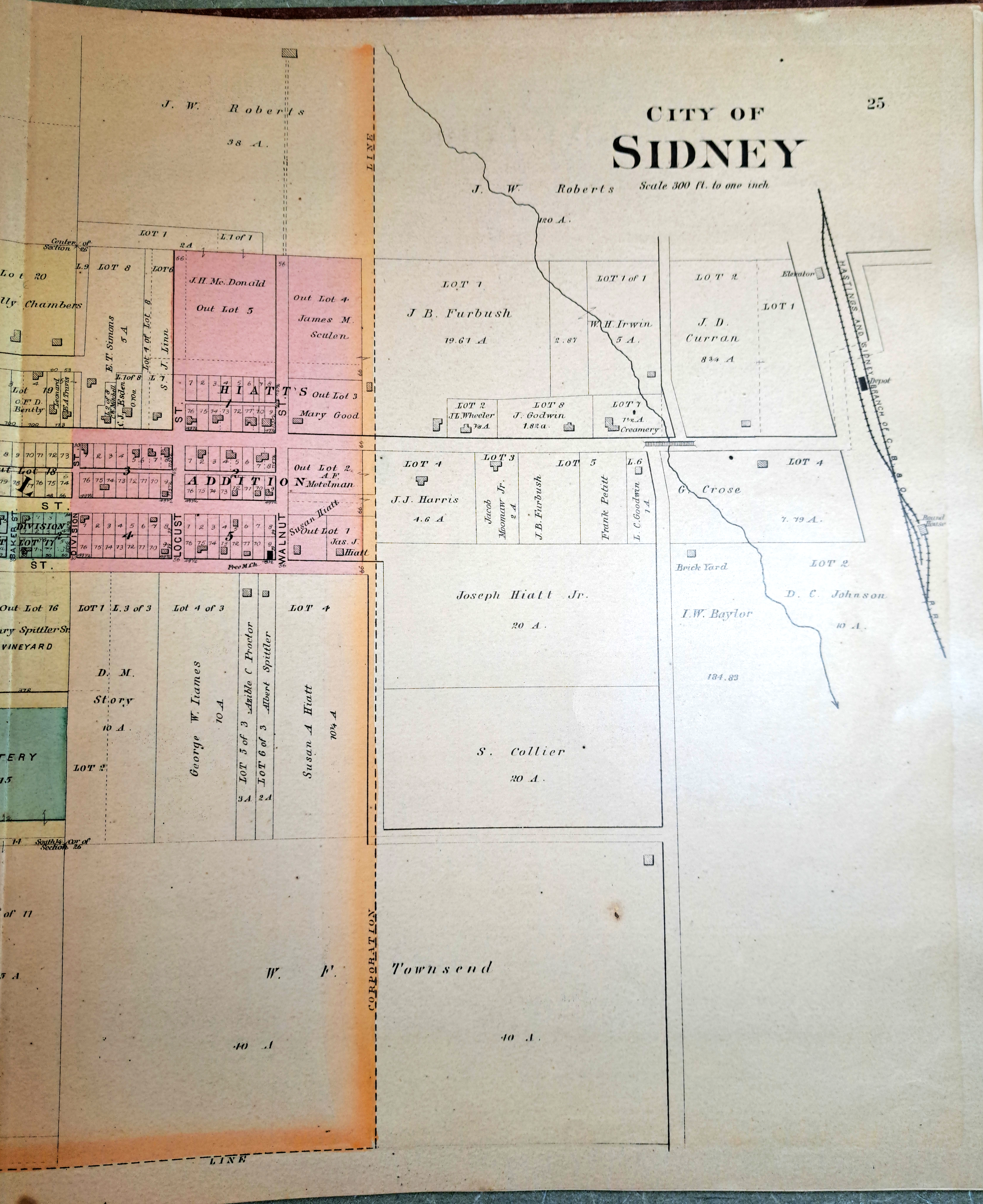 Fremont County Plat Book 1891 page 25