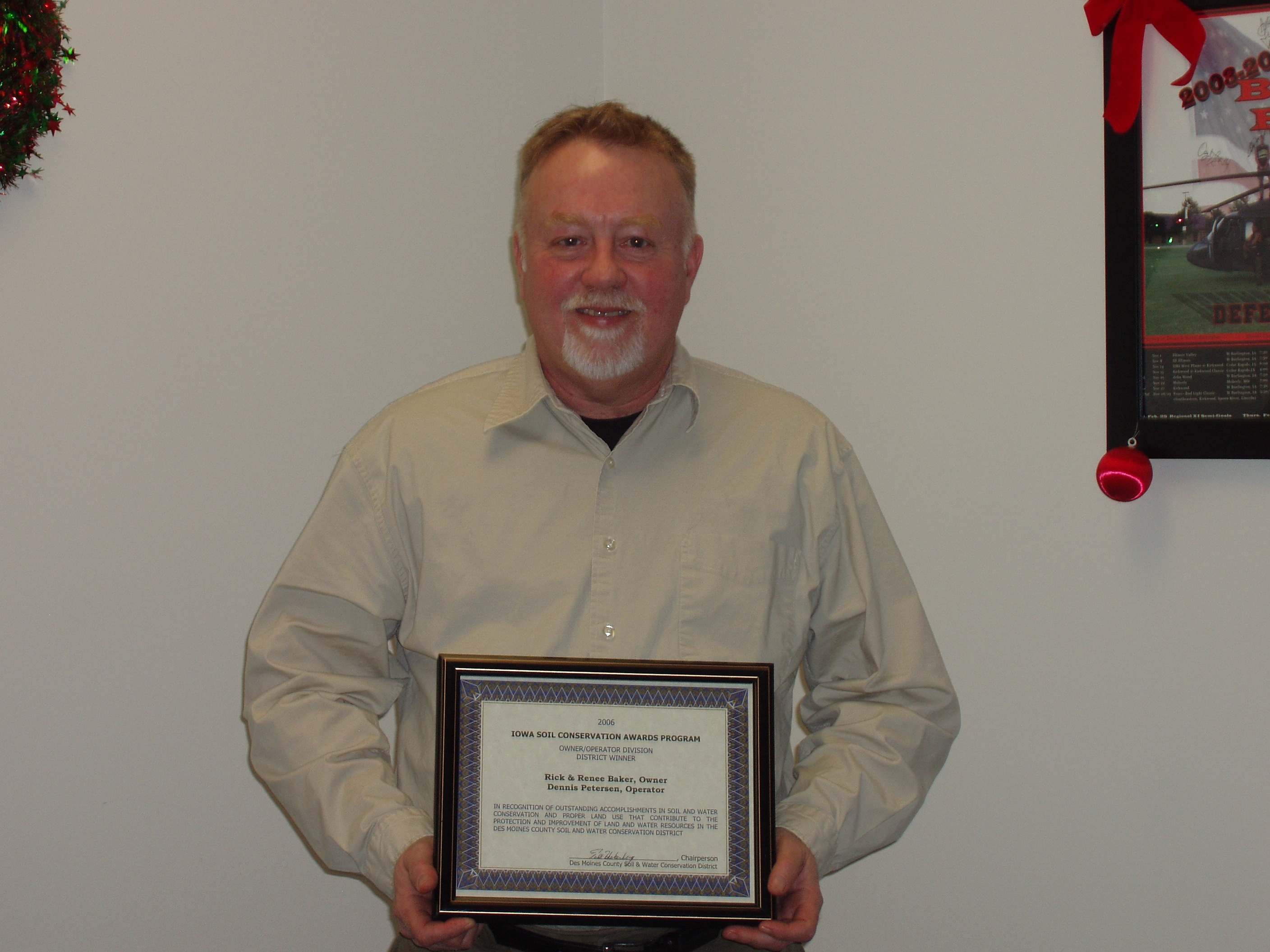 2006 Dennis Petersen wins Operator award