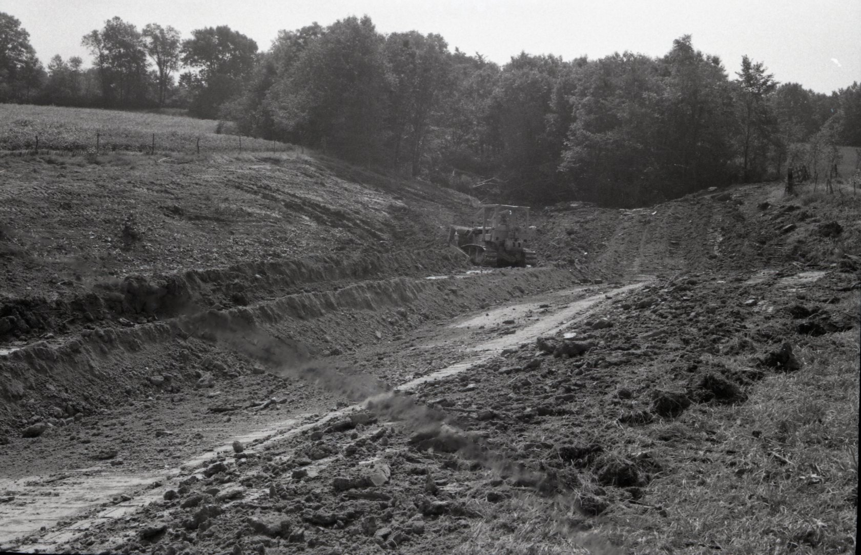Earth being moved for projects