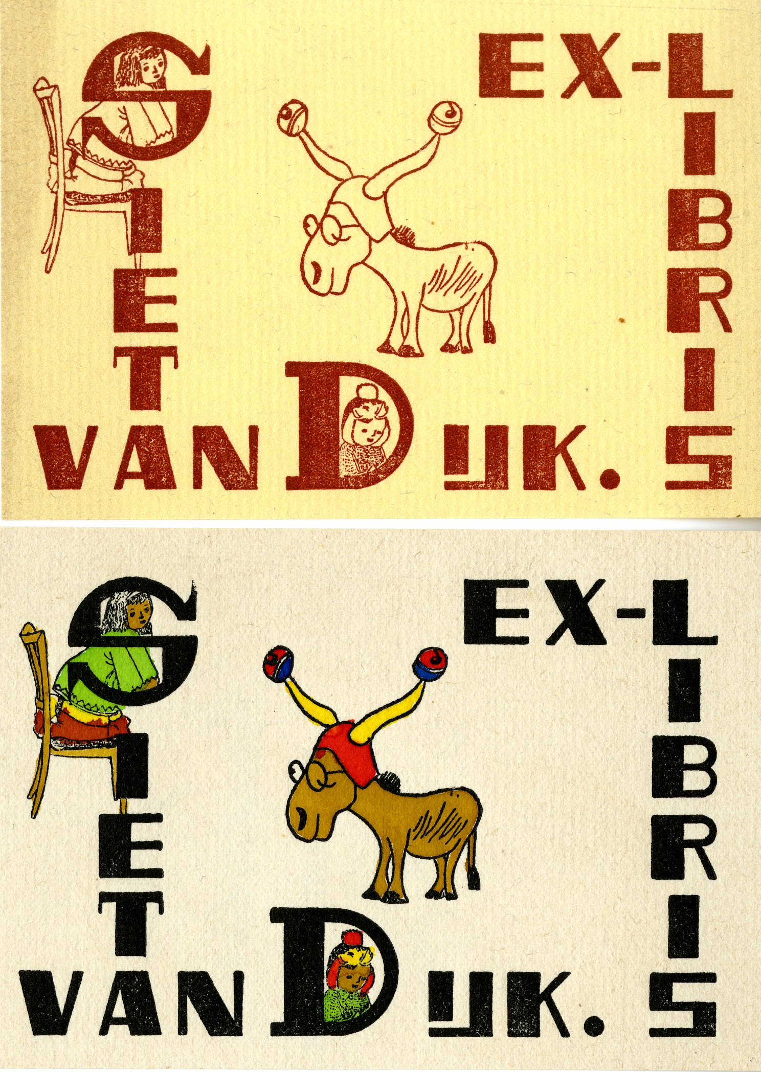 Constant Van Dijk Bookplate 