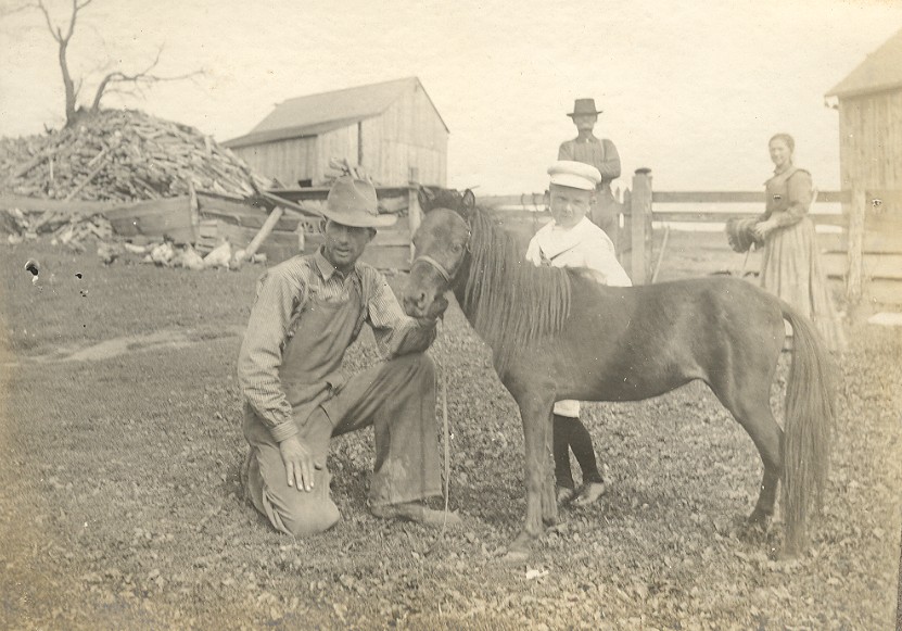 Group of 4 with pony <br />
