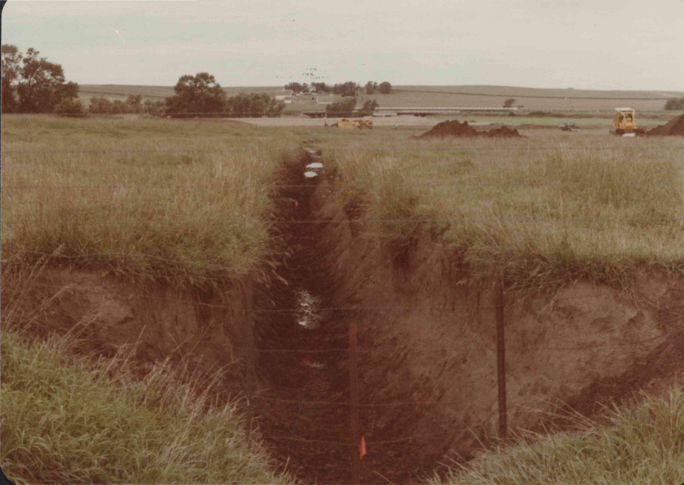 The Ken Kilker Waterway is under construction