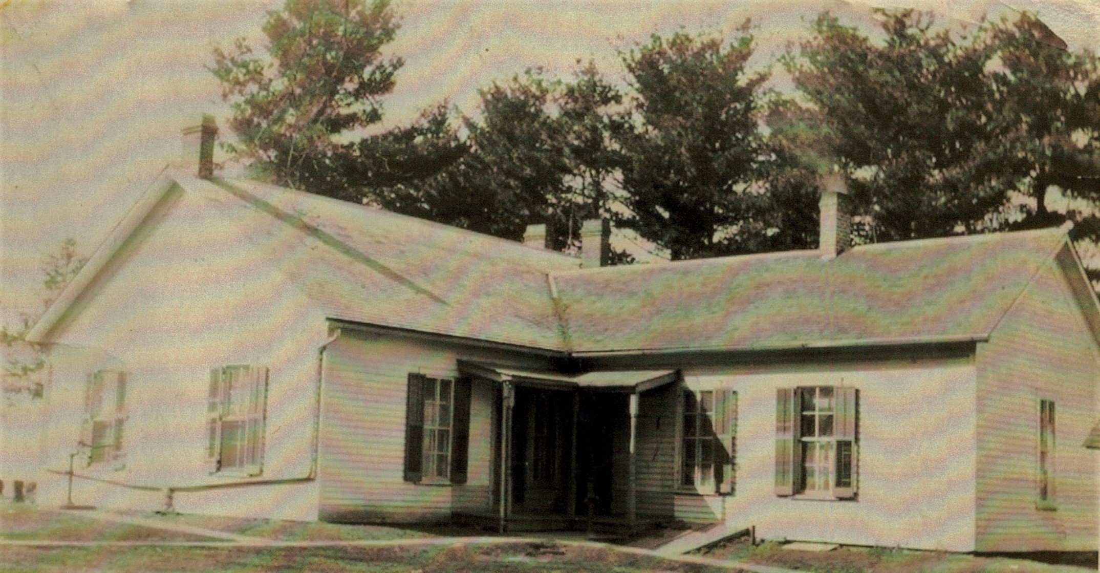 St. Joseph's Catholic Church rectory in Garnavillo, Iowa -1877