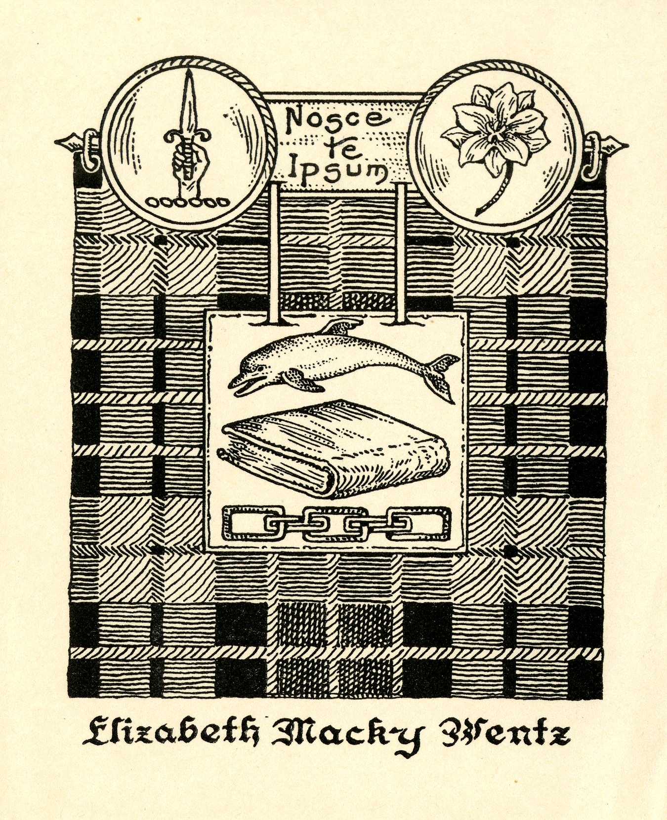 Elizabeth Macky Wentz Bookplate 