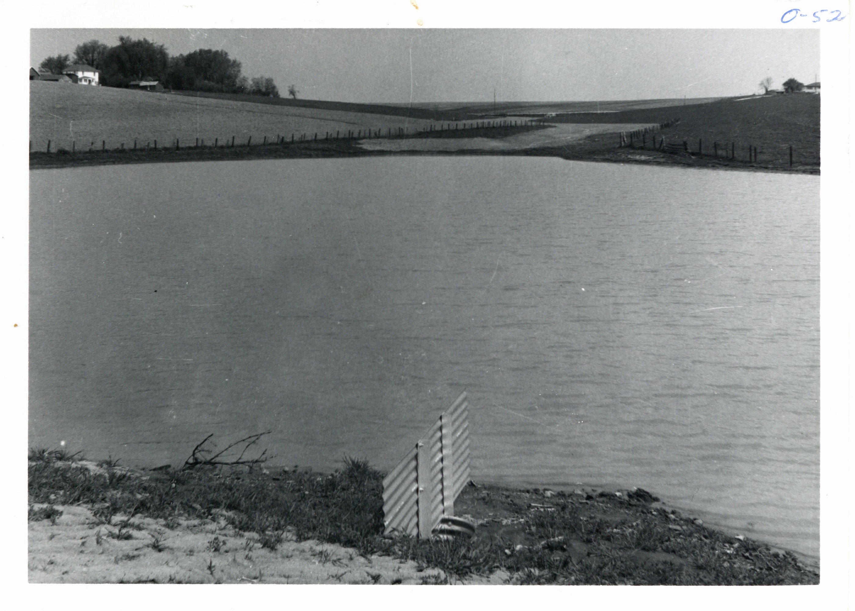 New waterway on Small farm, 1967