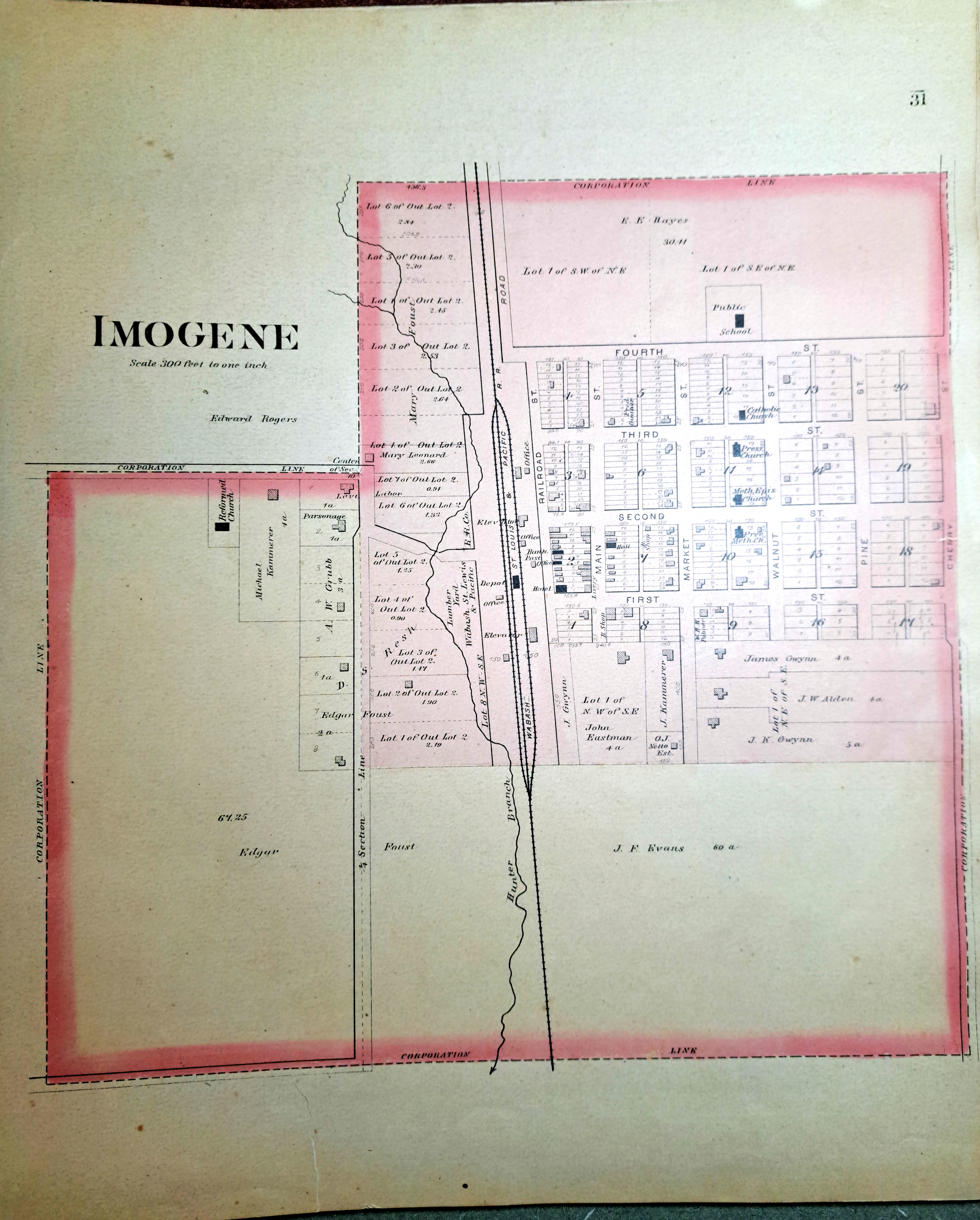 Fremont County Plat Book 1891 page 31