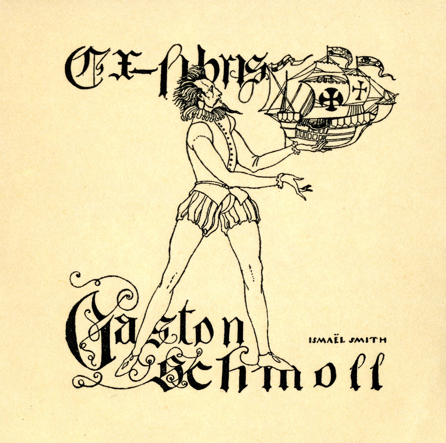 Gaston Schmoll Bookplate 