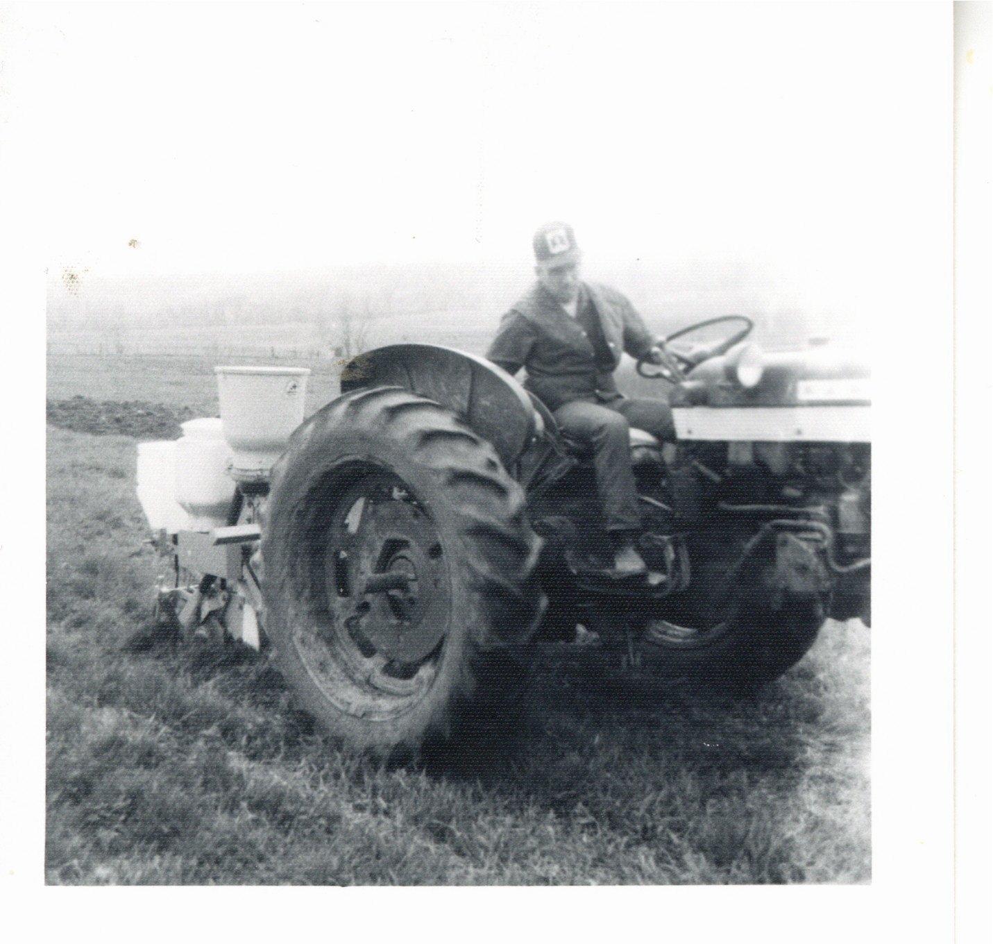 Bob Griffiths planting no-till corn