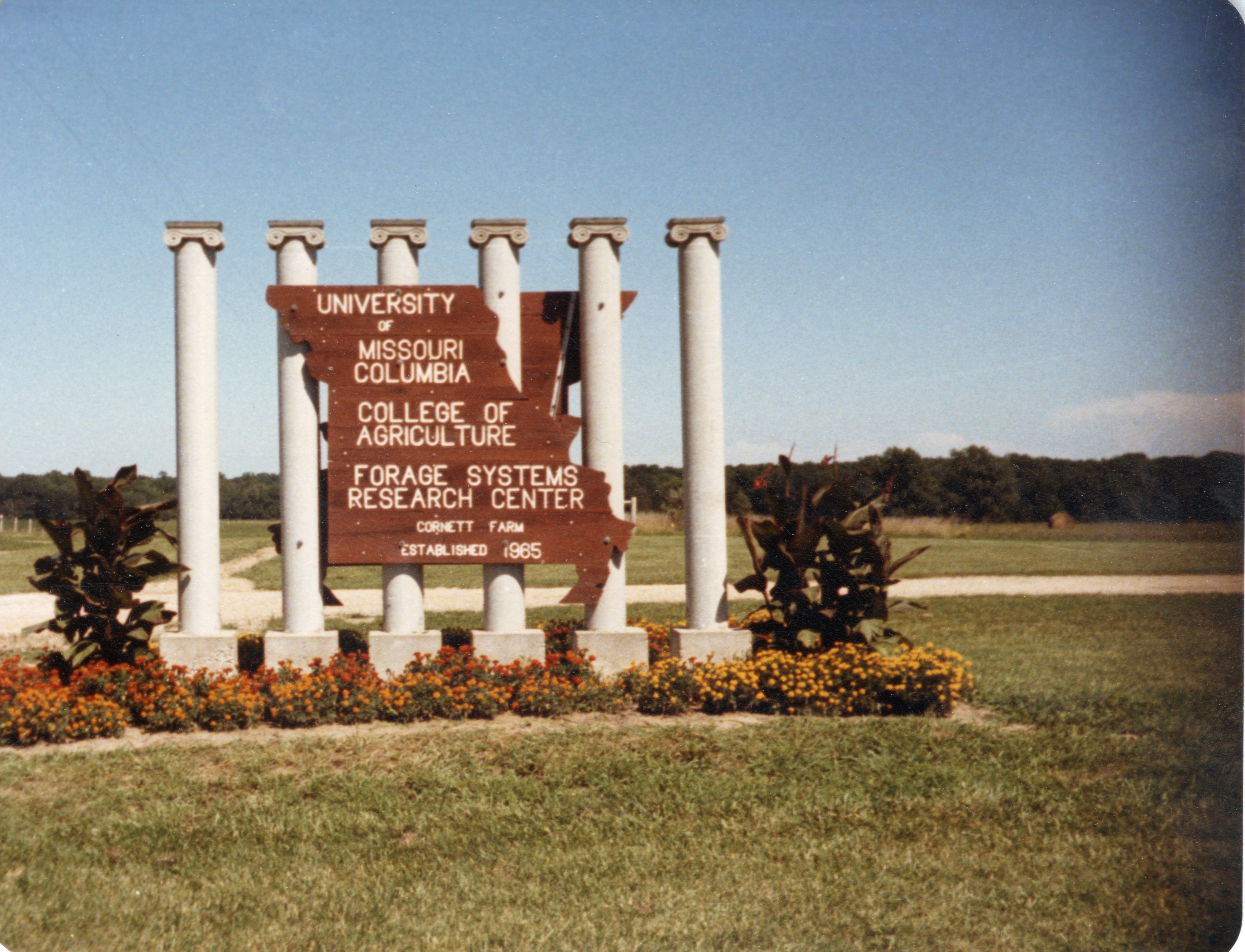 Forage Systems Research Center Sign