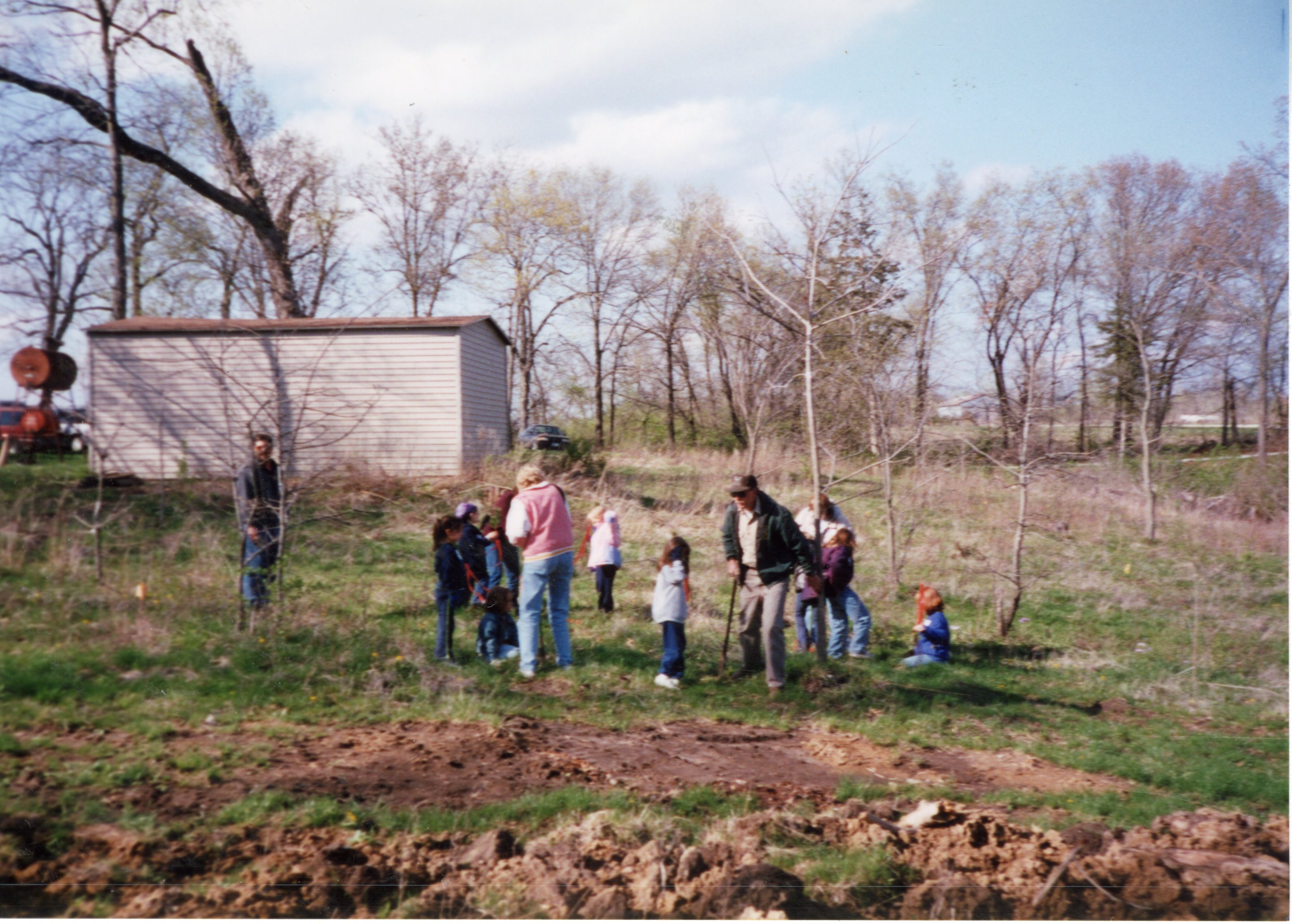 2002  Girl Scouts plant trees