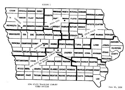 Iowa State Traveling Library: Field Offices 