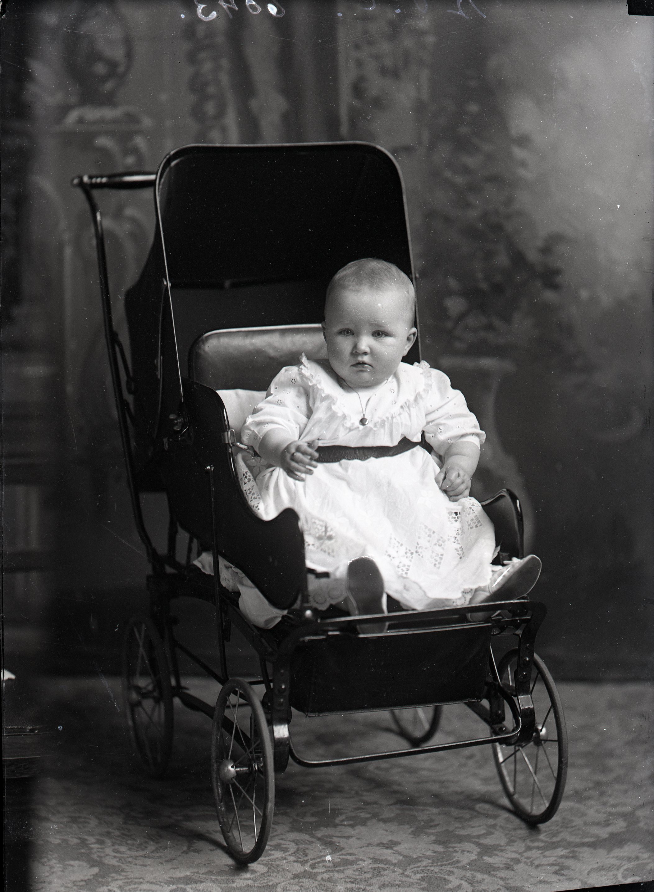 Infant in pram