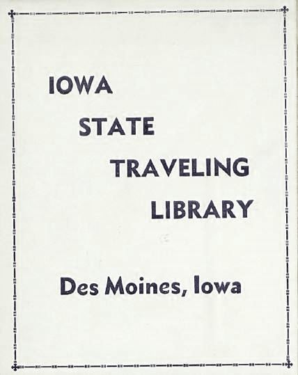 State Traveling Library of Iowa bookplate 