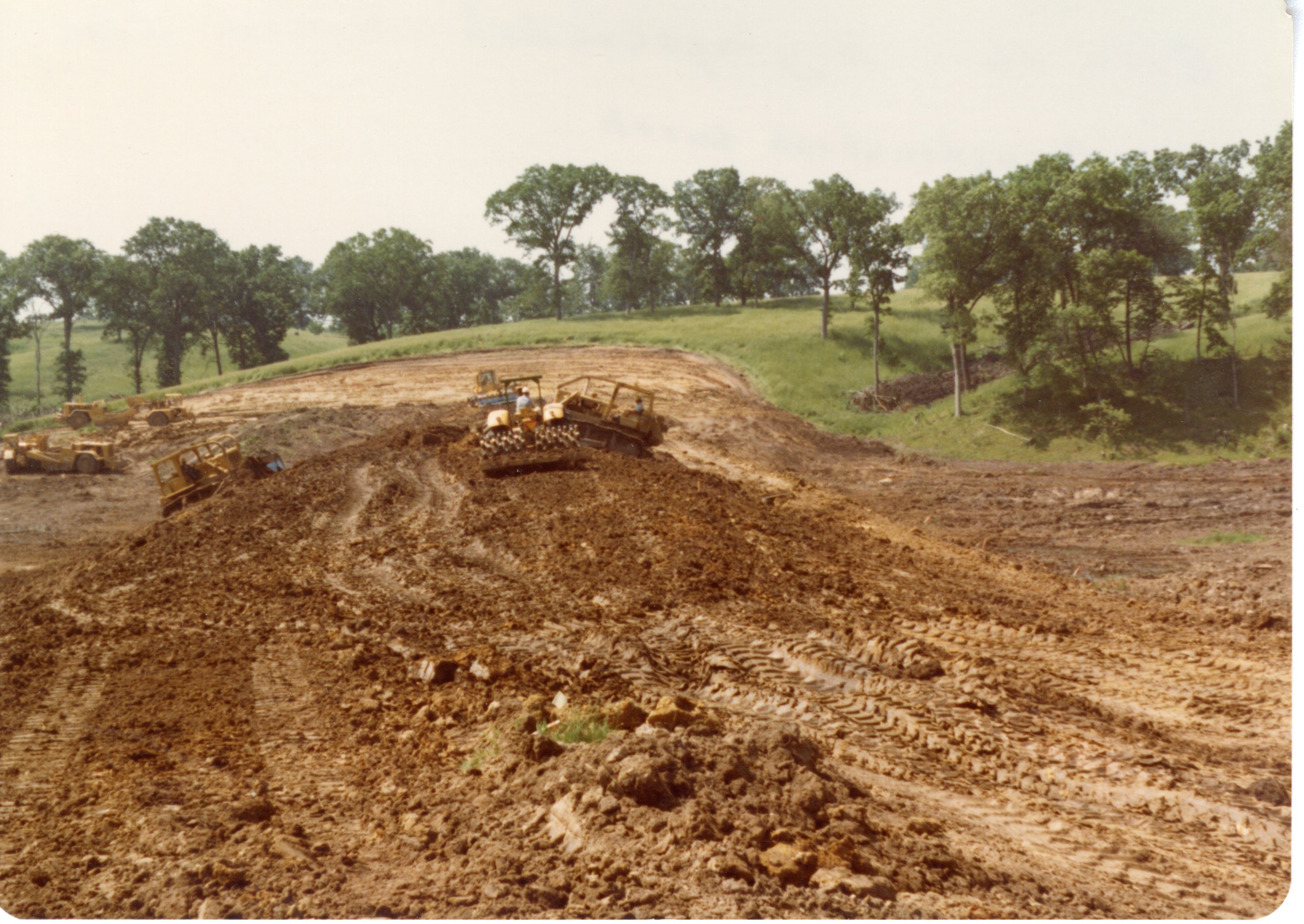 Construction Work at the Big Wyacondah Watershed - Site 16