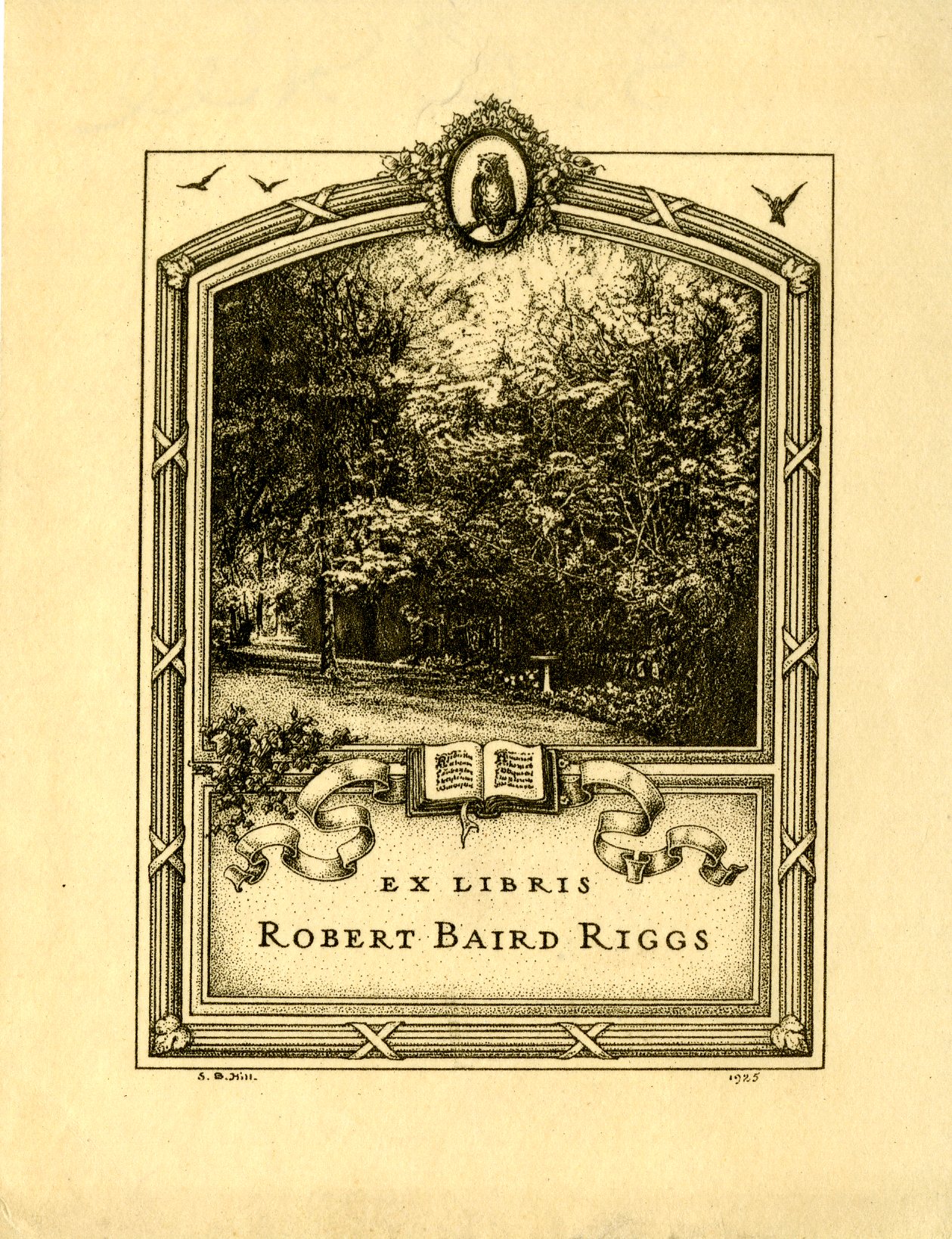 Robert Baird Riggs Bookplate 