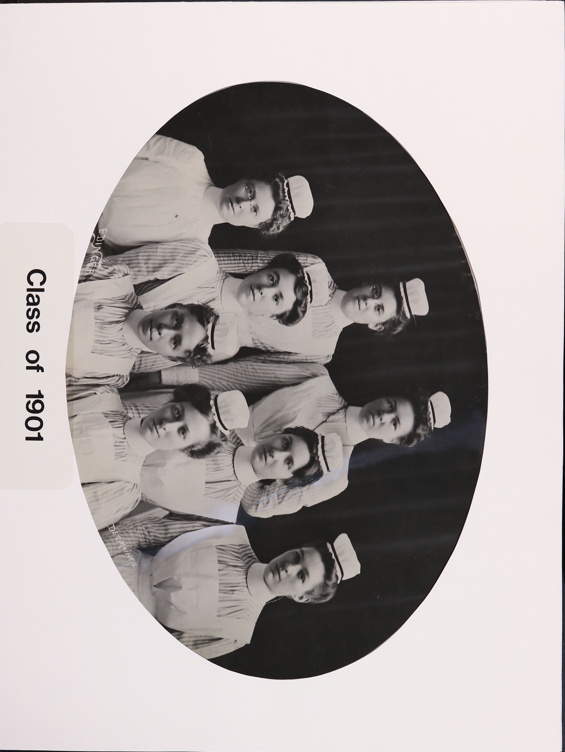 1901 - 1998 Nursing school class photos by year