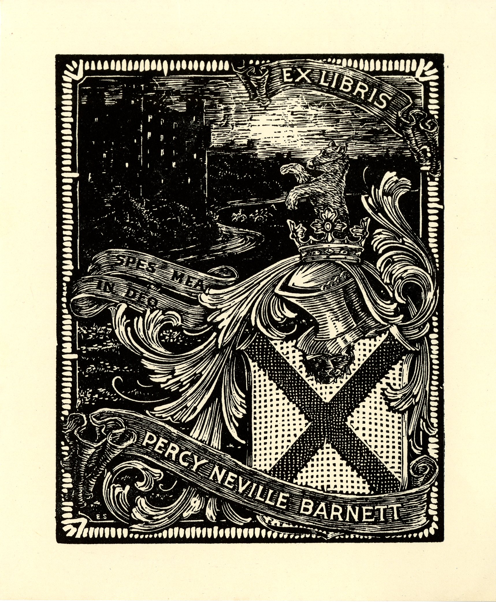 Percy Neville Barnett Bookplate 