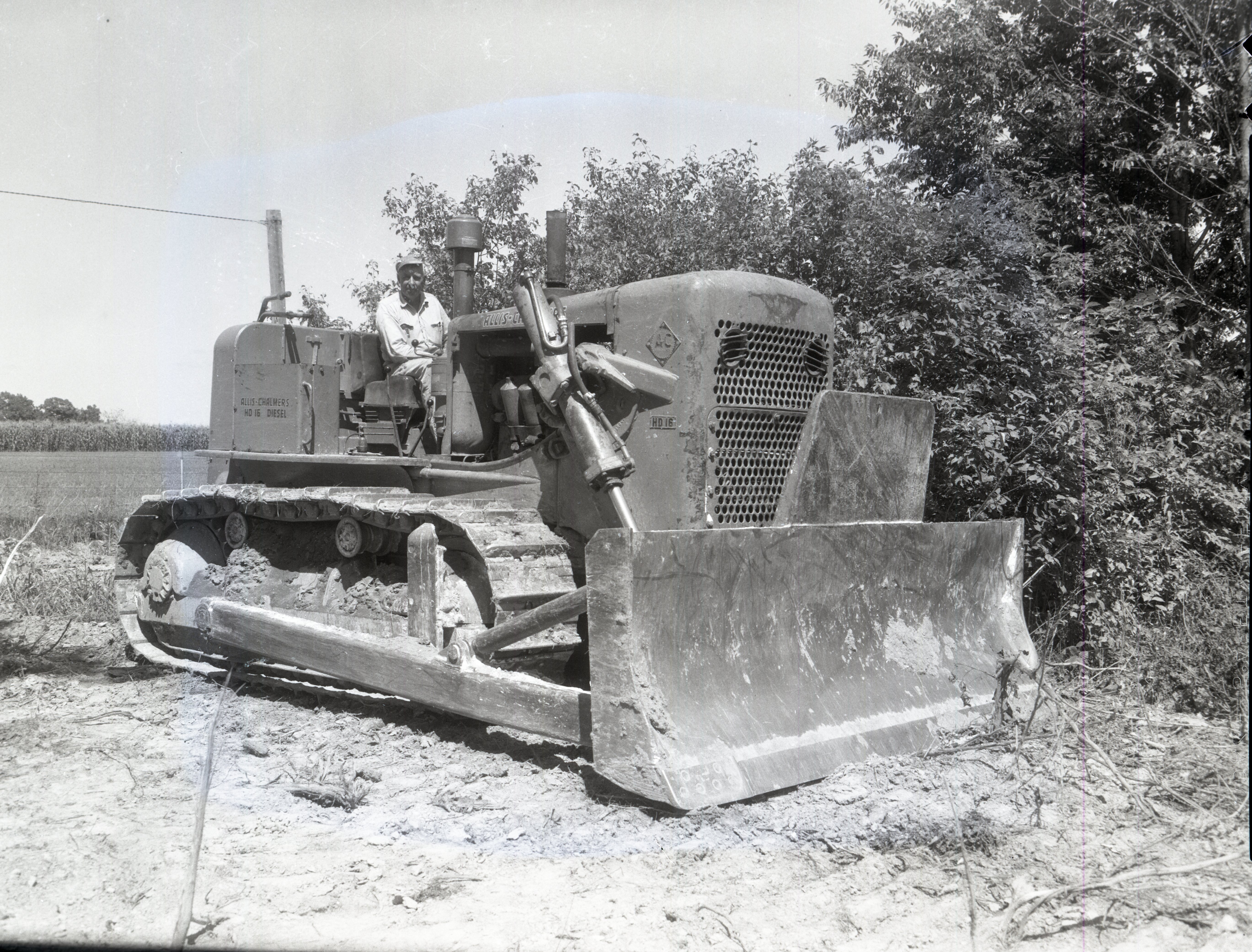 Lawrence Whipple on Allis Chalmers Bulldozers