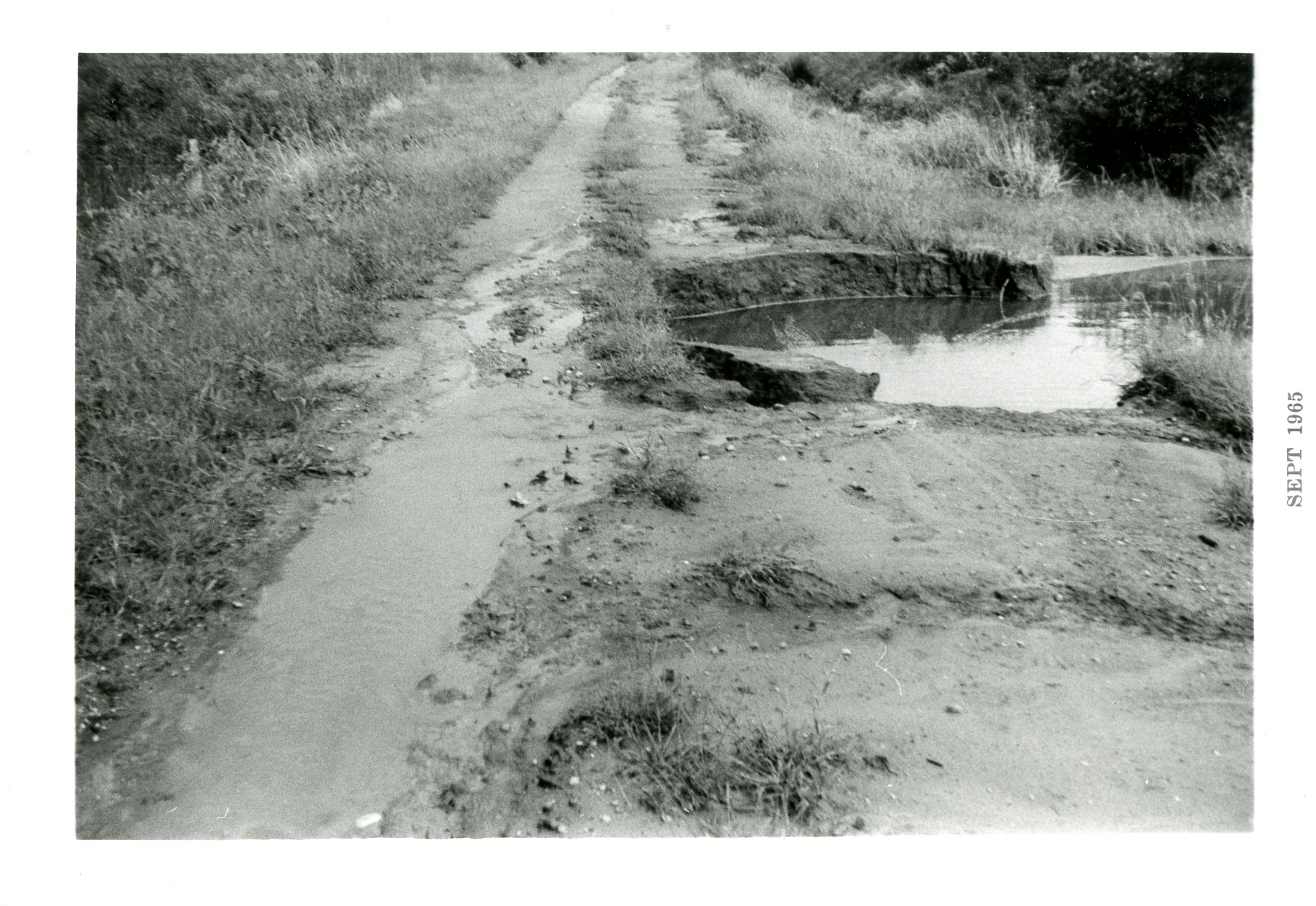 Washout Down Road, 1965