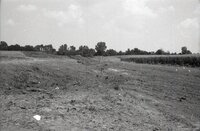 1970s Earthmoving machinery in field