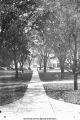Pentacrest central walk, Iowa City, Iowa, between 1925 and 1930