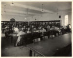 Bookends Reading Room (Periodical Reading Room) as it first appeared in the newly opened library, 1925