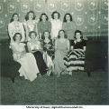 Women at formal dance, The University of Iowa, 1940s