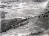 Unidentified Aerial Views of Farmland in Davis County, Iowa
