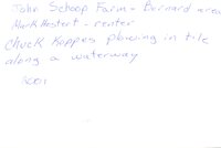 John Schoop farm, 2001