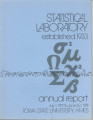 Statistical Laboratory Annual Report, July 1, 1977 to June 30, 1978