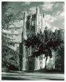 Gothic hospital tower, the University of Iowa, Aug. 2, 1949