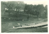 Amphitheater for Midsummer night's dream production, the University of Iowa, 1925