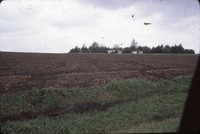 Erosion in a farm field.