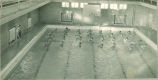 Men's swimming class in Men's Gymnasium, The University of Iowa, 1920s